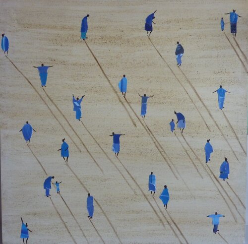 TOUAREGS von Marcos Zrihen, Malerei kaufen auf Singulart