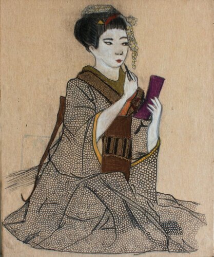 GEISHA 6 par Marcos Zrihen, Peinture en vente sur Singulart