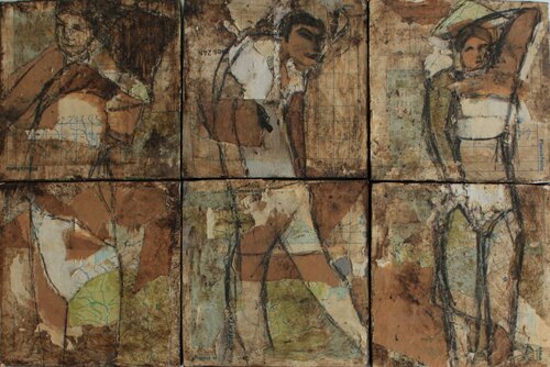 3 PEOPLE von Marcos Zrihen, Malerei kaufen auf Singulart