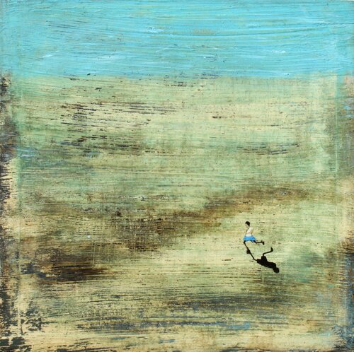 RUNNER IN NATURE par Marcos Zrihen, Peinture en vente sur Singulart