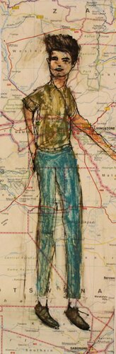 CARTOGRAFIAS  HUMANAS 3 von Marcos Zrihen, Malerei kaufen auf Singulart