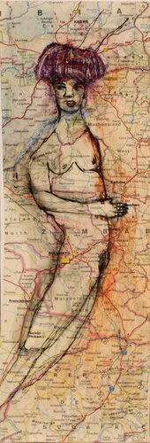 CARTOGRAFIAS  HUMANAS 4 par Marcos Zrihen, Peinture en vente sur Singulart
