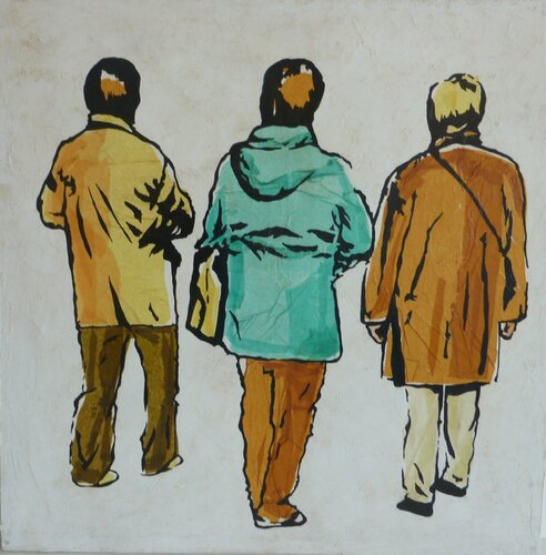 3 MEN von Marcos Zrihen, Malerei kaufen auf Singulart