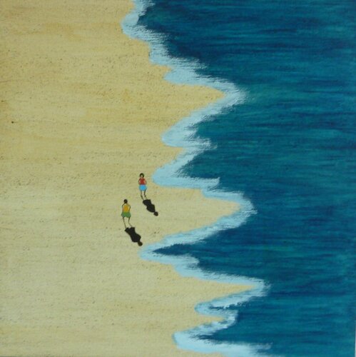 ON THE SEASIDE par Marcos Zrihen, Peinture en vente sur Singulart