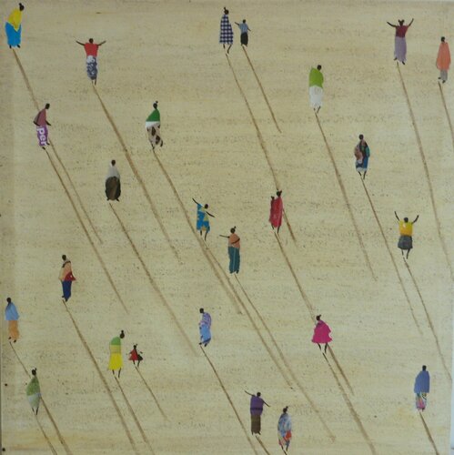AFRICAN PEOPLE par Marcos Zrihen, Peinture en vente sur Singulart