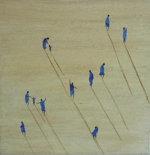 TOUAREGS par Marcos Zrihen, Peinture en vente sur Singulart