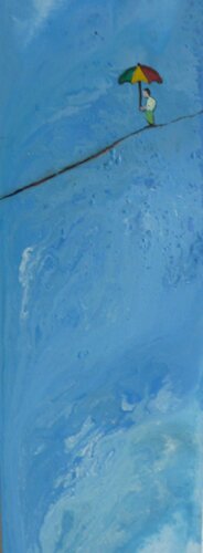 UP  IN  THE SKY par Marcos Zrihen, Peinture en vente sur Singulart