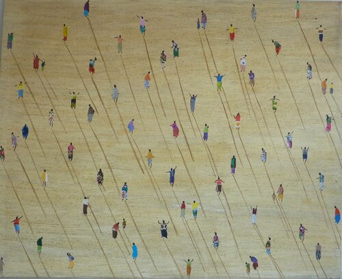 SENEGAL par Marcos Zrihen, Peinture en vente sur Singulart