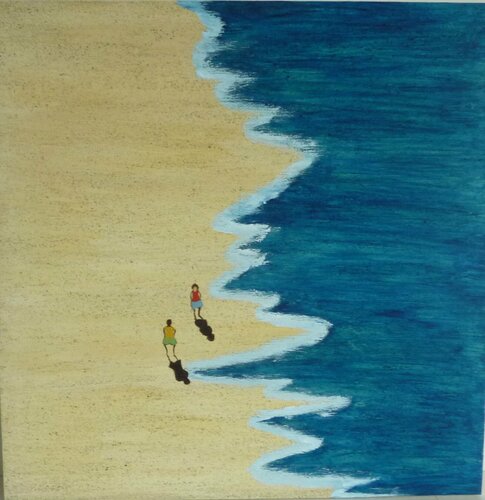 ON THE SEASIDE par Marcos Zrihen, Peinture en vente sur Singulart