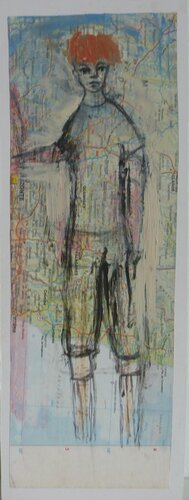 BOY by Marcos Zrihen, 종이 for Sale on Singulart