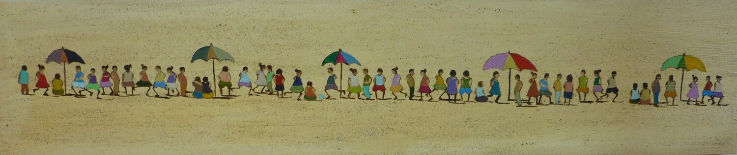 BOYS AND GIRLS ONLINE. Marcos Zrihen Dipinto originale in vendita