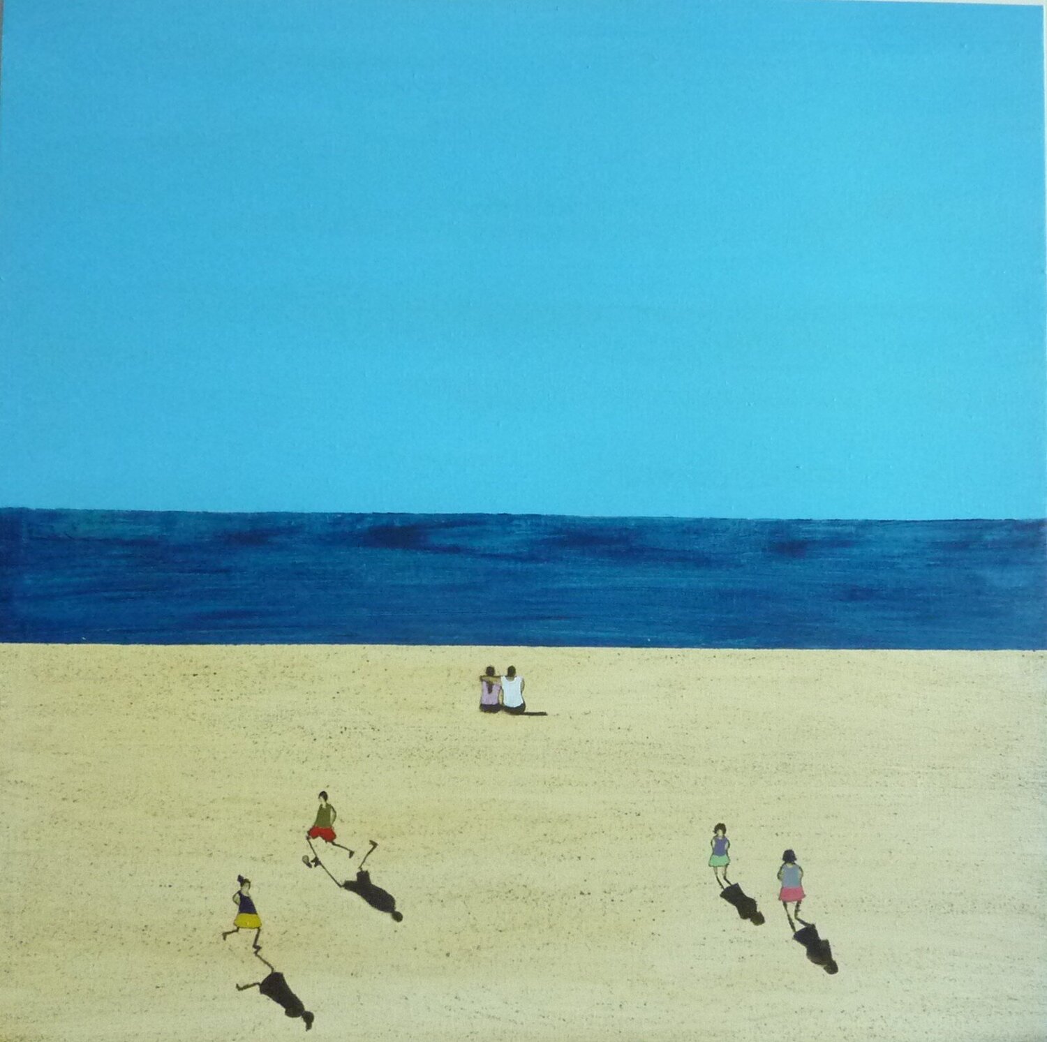 FEW PEOPLE ON THE BEACH Marcos Zrihen