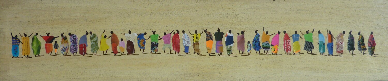 SÉNÉGALAIS ON LINE Marcos Zrihen Originalgemälde zu verkaufen