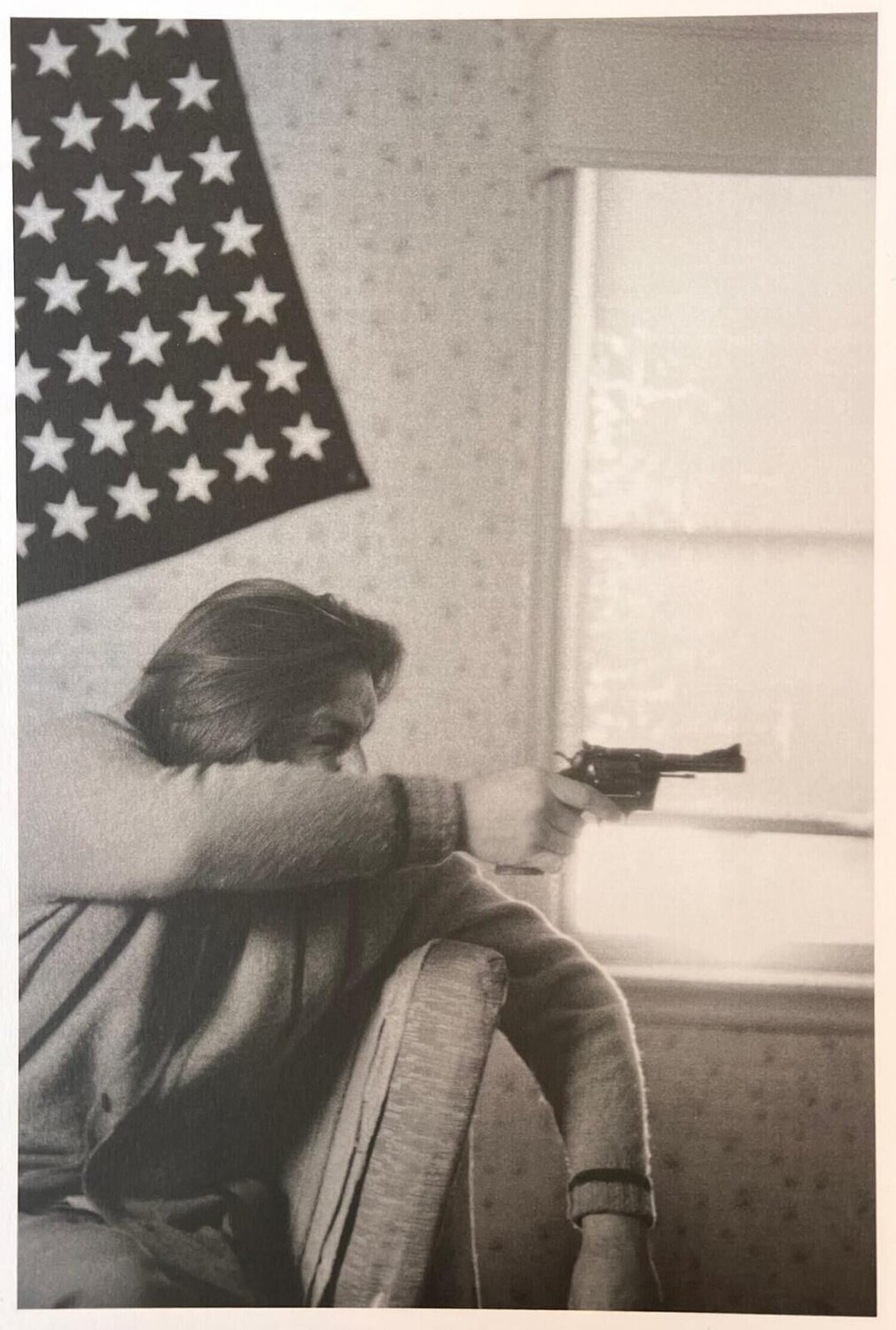 Untitled (man, flag, gun) Larry Clark Photography for sale