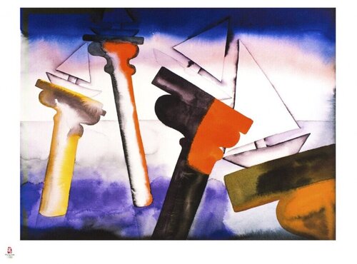 The Past Protecting the Future von Francesco Clemente, Druck kaufen auf Singulart