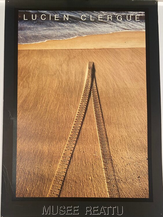 Lucien Clergue, Musee Reattu Museum Exhibition Poster, FREE DOMESTIC SHIPPING Lucien Clergue