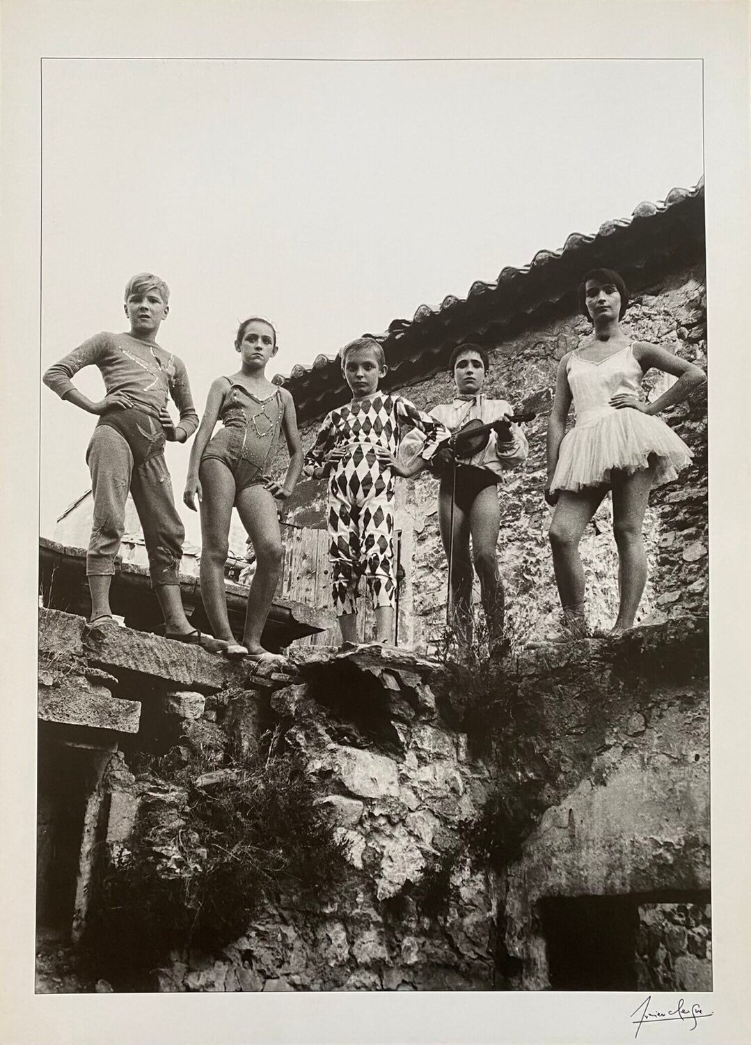 La Grande Parade III, Arles, 1955 Lucien Clergue Fotografia in vendita