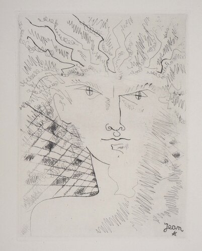Jeune homme di Jean Cocteau, Stampa in vendita su Singulart