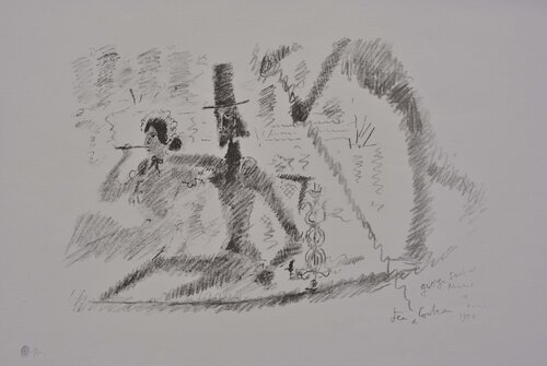 Couple à Venise by Jean Cocteau, Print for Sale on Singulart