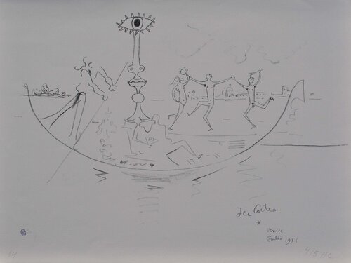 Fête à Venise de Jean Cocteau, Impresión a la venta en Singulart