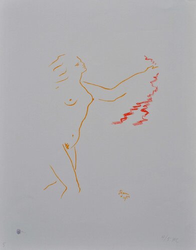 Déesse nue by Jean Cocteau, Print for Sale on Singulart
