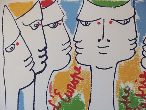 Europe - Décision difficile de Jean Cocteau, Impresión a la venta en Singulart