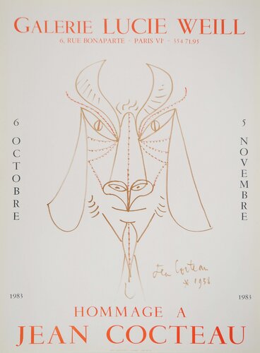Visage de Faune von Jean Cocteau, Druck kaufen auf Singulart