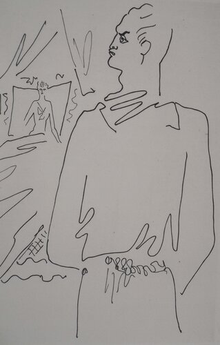 Le bal du comte d'Orgel : Dispute conjugale von Jean Cocteau, Druck kaufen auf Singulart