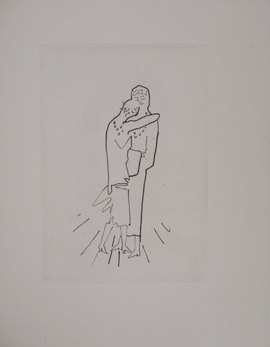 Le bal du comte d'Orgel, Douceur maternelle, gravure originale by Jean Cocteau, Print for Sale on Singulart