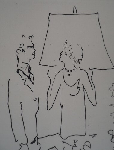 Le bal du comte d'Orgel : Les époux von Jean Cocteau, Druck kaufen auf Singulart