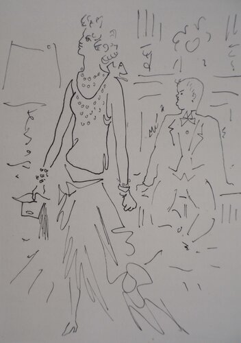 Le bal du comte d'Orgel : L'invité inattendu von Jean Cocteau, Druck kaufen auf Singulart