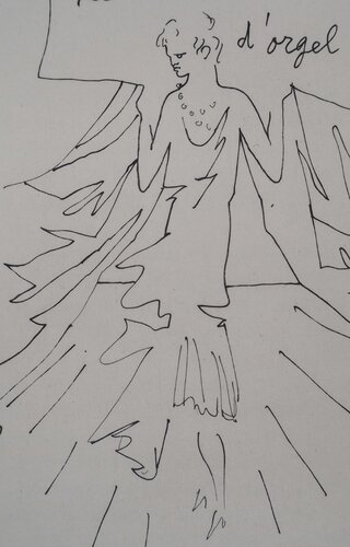 Le bal du comte d'Orgel : La danseuse von Jean Cocteau, Druck kaufen auf Singulart