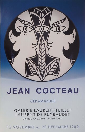 Céramiques, le baiser, Affiche originale d'époque by Jean Cocteau, Print for Sale on Singulart