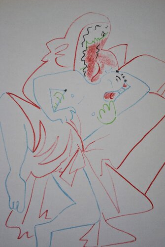 Au chevet du fil van Jean Cocteau, Afdruk te koop op Singulart