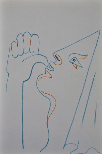 la madone, Lithographie originale by Jean Cocteau, Print for Sale on Singulart