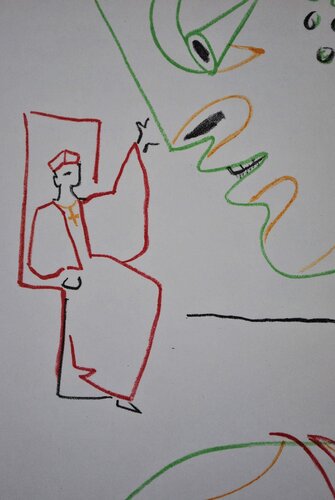 Le messager du pap de Jean Cocteau, Impresión a la venta en Singulart
