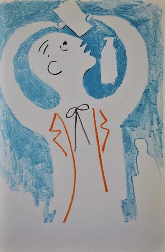 La fête de Bacchus, Lithographie originale by Jean Cocteau, Print for Sale on Singulart