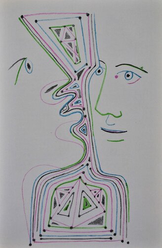 La confidence, Lithographie originale by Jean Cocteau, Print for Sale on Singulart