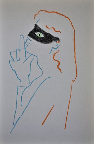 Femme secrète, Lithographie originale by Jean Cocteau, Print for Sale on Singulart