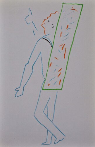 Le petit ramoneur, Lithographie originale by Jean Cocteau, Print for Sale on Singulart