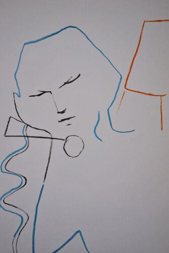 Le penseu di Jean Cocteau, Stampa in vendita su Singulart