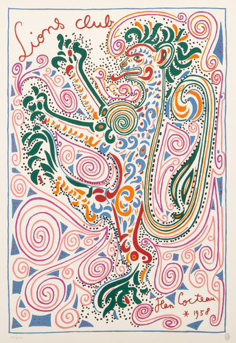 Lions Club by Jean Cocteau, Print for Sale on Singulart