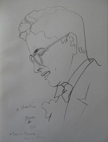 TR45 - Charlie Chaplin by Jean Cocteau, Work on Paper for Sale on Singulart