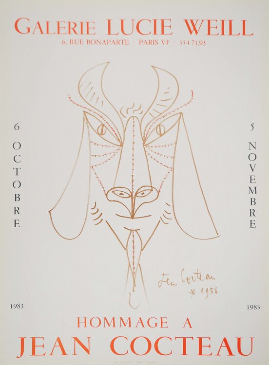 Visage de Faune Jean Cocteau