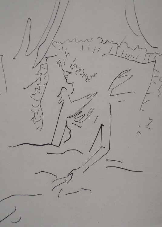 Le bal du comte d'Orgel : L'attente de Mme d'Orgel Jean Cocteau