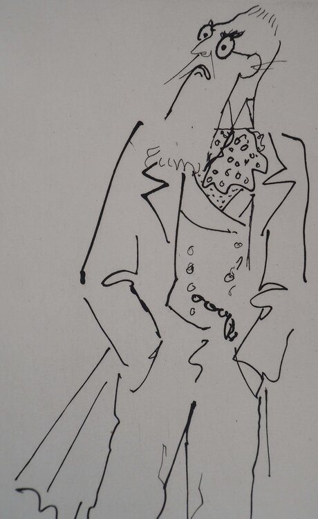 Le bal du comte d'Orgel : L'homme à la redingote Jean Cocteau