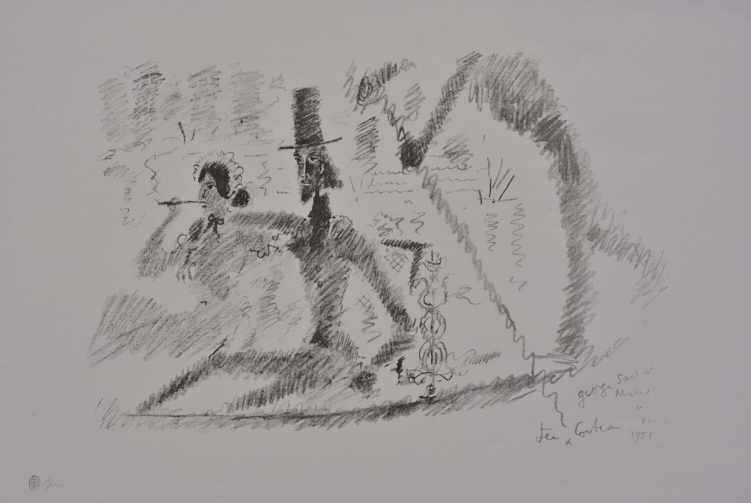 Couple à Venise Jean Cocteau