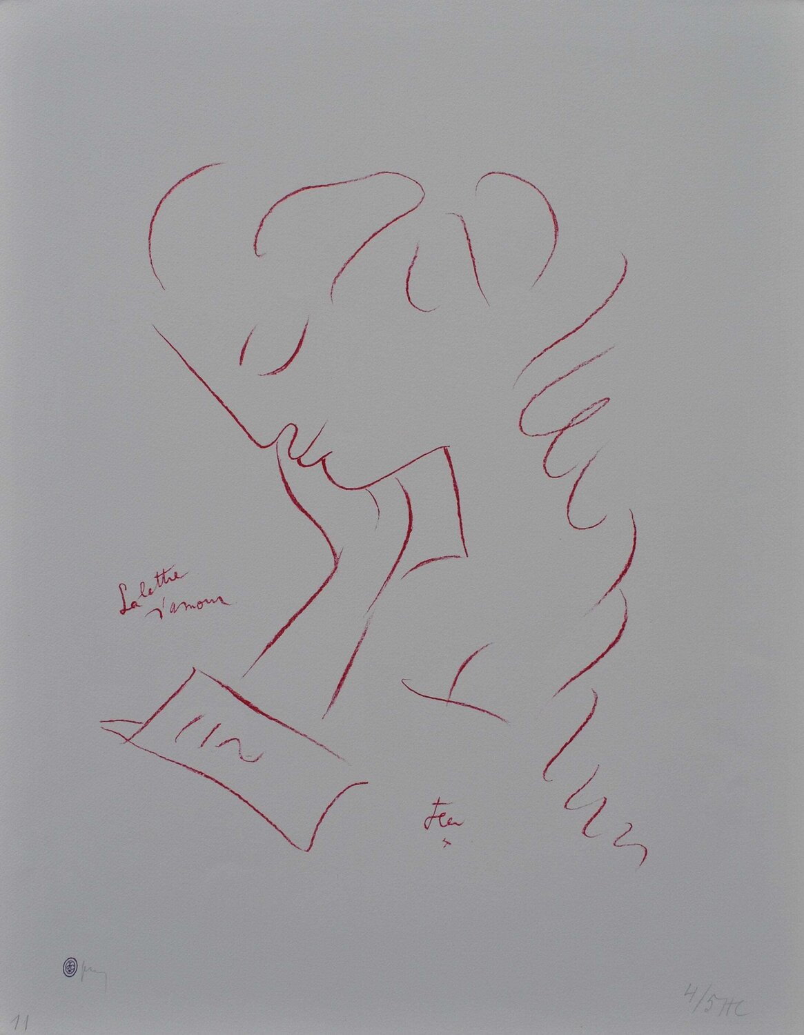 La lettre d'amour Jean Cocteau Édition à vendre