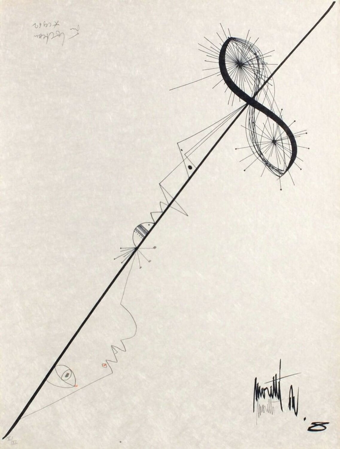 L'âge du verseau : l'ellipse Jean Cocteau Druck zu verkaufen