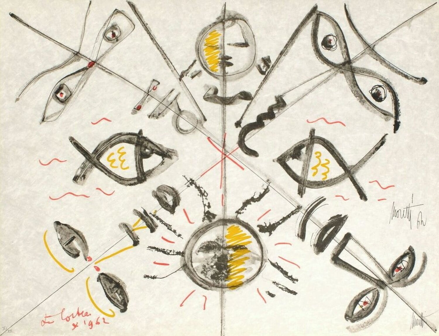 L'âge du verseau : le regard Jean Cocteau Druck zu verkaufen